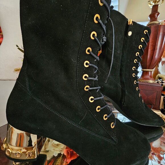 Geox Respira Ankle Boots ,Size 10,5, Goat Suede - Picture 4 of 8